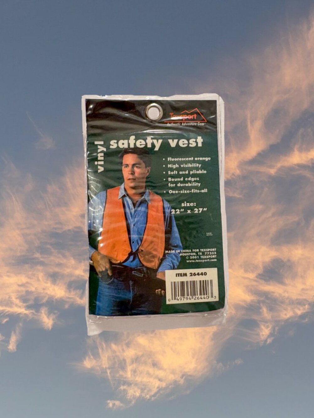 Vintage Texsport Vinyl Safety Vest